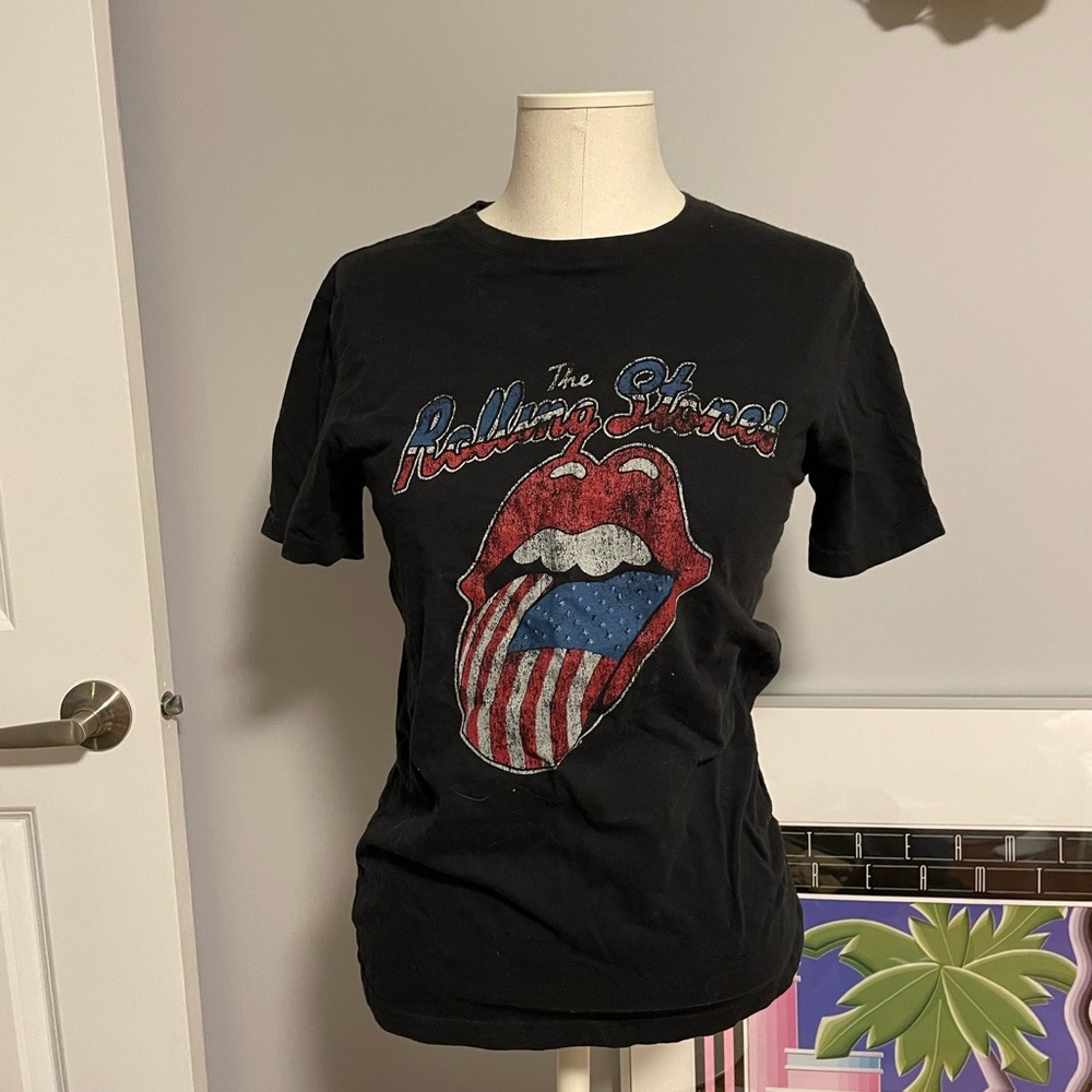 Rolling Stones graphic t shirt from korea